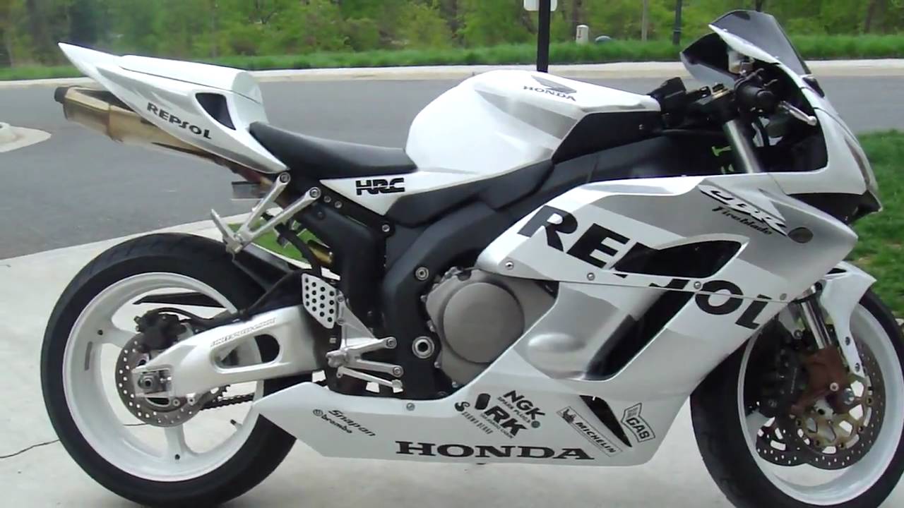 Honda cbr 600 white repsol