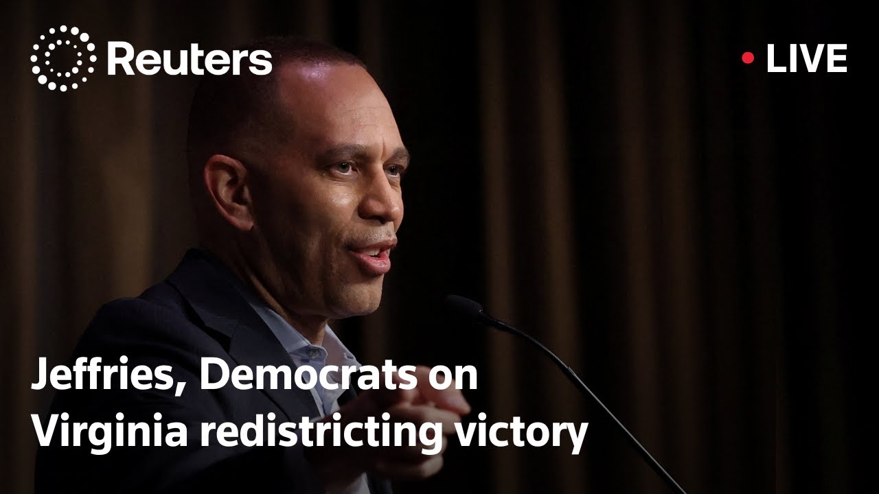 LIVE: Jeffries, Democrats speak about Virginia redistricting victory