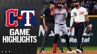 Guardians vs. Rangers Game Highlights (8/22/25) | MLB Highlights