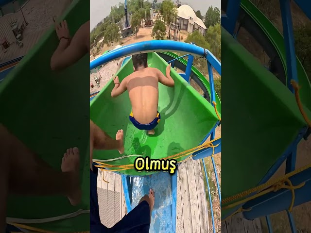 Çalışmayan SU Kaydırağı mı❓Hiç Sorun Değil❗️😂