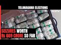#TelanganaElections2023 | Seizures Worth Rs 669 Crore In Telangana So Far