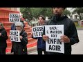 Activists pour red coloring into Paris fountain in protest of war in Gaza  - 00:48 min - News - Video