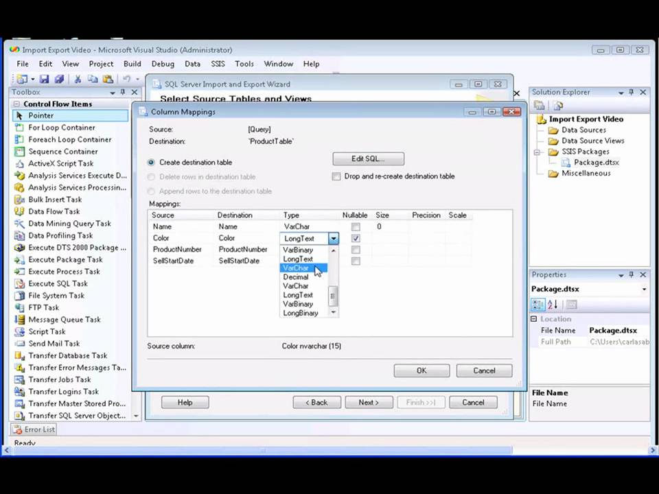 sql-server-export-data-from-sql-server-to-microsoft-excel-datasheet