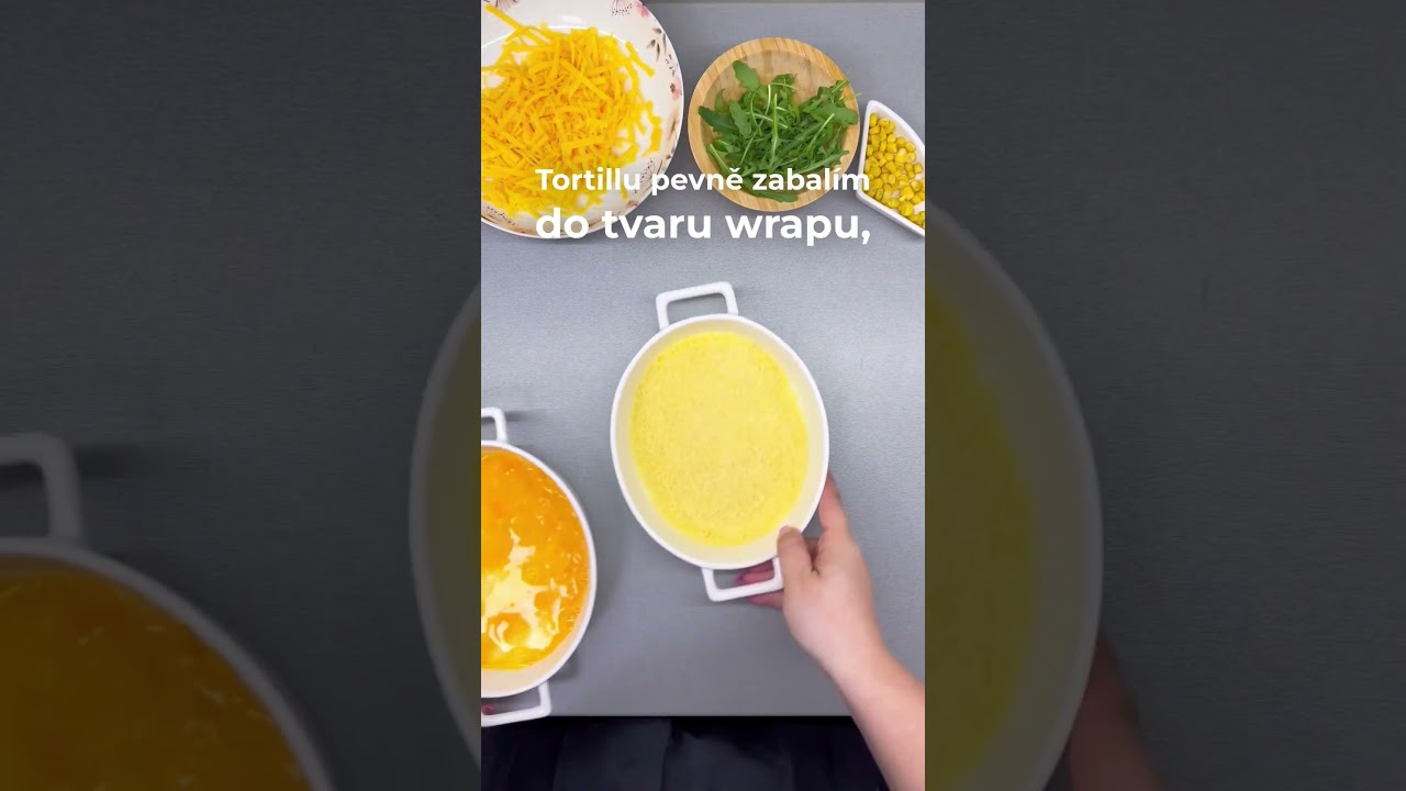 Kuřecí wrapy z horkovzdušné fritézy s čedarem a zeleninou jsou křupavé i bez smažení #toprecepty
