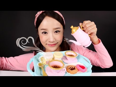 디디의 커피 찻잔놀이 장난감 으로 캐리 엄마 소꿉놀이 CarrieAndToys