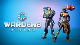 Wardens Rising Trailer - PvE Coop Action Hero Shooter + MOBA-like base defense for PC/Console