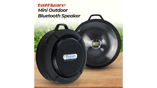 Pratinjau video produk Taffware Mini Bluetooth Speaker Portable Outdoor with Suction Cup 5W - C6