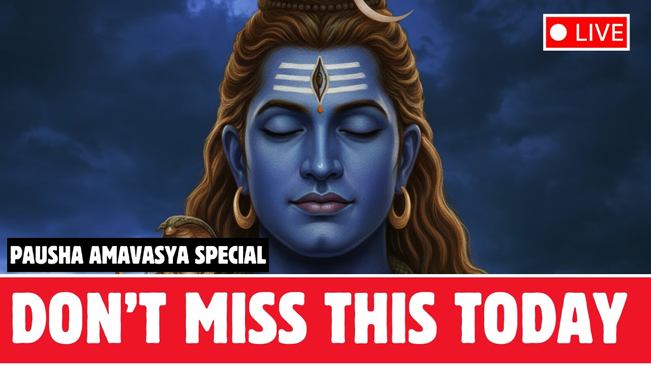 🔴 LIVE 🔴 New Moon Meditation Mantras for Inner Reset and Clarity | Pausha Amavasya Special