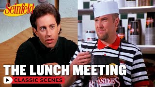 Jerry's Old College Buddy Loses His Job | The Chicken Roaster | Seinfeld