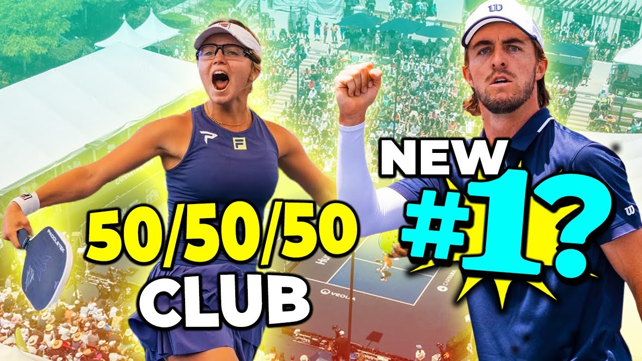 Pickleball’s New #1 Singles Player, Anna Leigh Waters Creates 50/50/50 Club, and Big 4 Men's Dubs