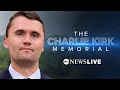 LIVE: Watch Charlie Kirk’s memorial service in Arizona