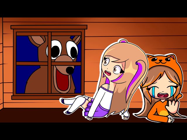 Nos PERDEMOS en el BOSQUE con Mandarina y NOS PERSIGUE ALGO TERRIBLE en Roblox