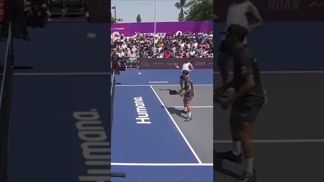 Johns/Johns vs McGuffin/Martinez - Veolia Open Presented by Deep Eddy Vodka (15) #shorts #pickleball