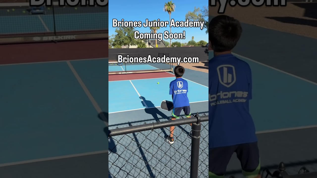 Briones Junior Academy coming soon!! For more go to BrionesAcademy.com #pickleball #arizona #phoenix