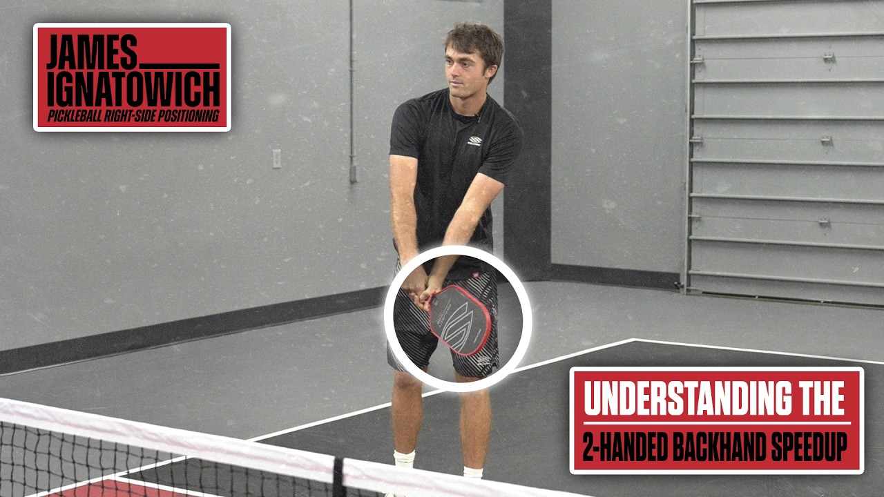 2-Handed Backhand Speed-Up: Pickleball Right-Side Positioning