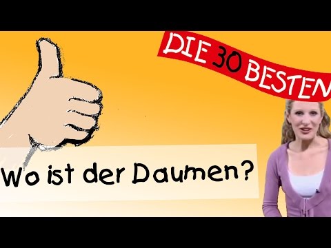 Wo ist der Daumen  - Anleitung zum Bewegen || Kinderlieder