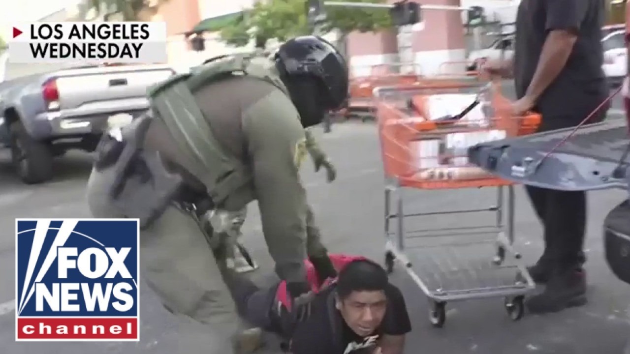 Viral Home Depot ICE raid in Los Angeles caught on camera