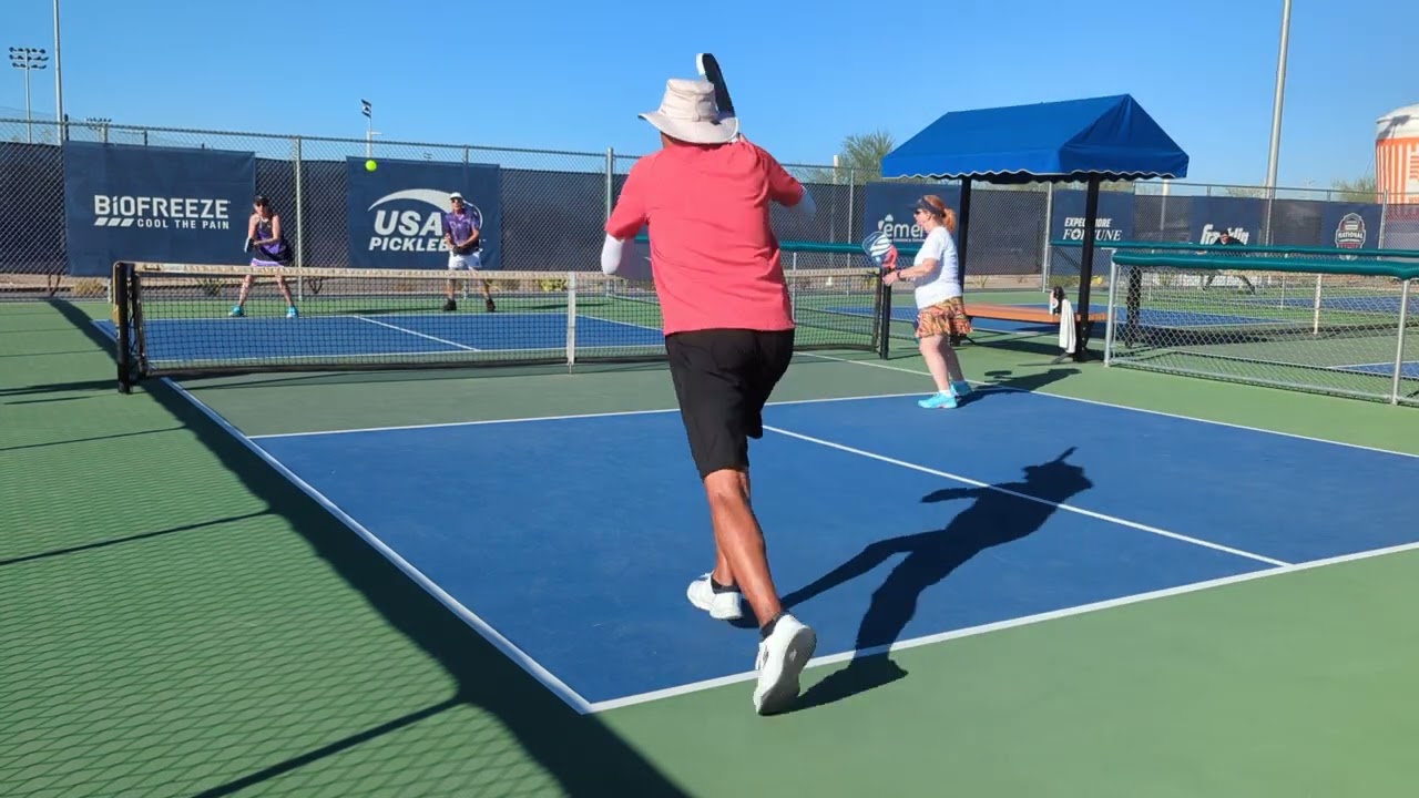 Gold Medal Match: Mixed 4.5 65+ at Nationals 2024 Pickleball