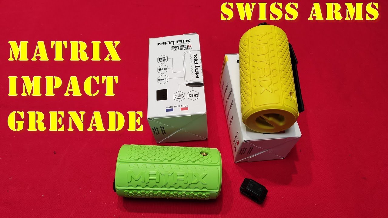 Airsoft - Grenade Swiss Arms Matrix [French]