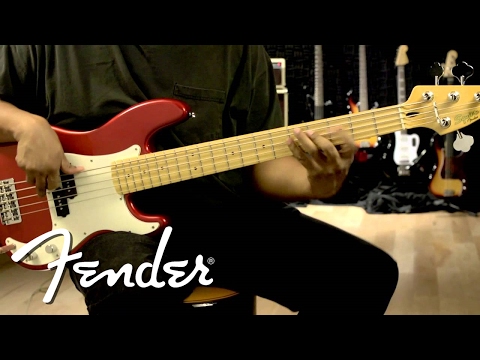 Squier Vintage Modified Precision Bass® V Demo