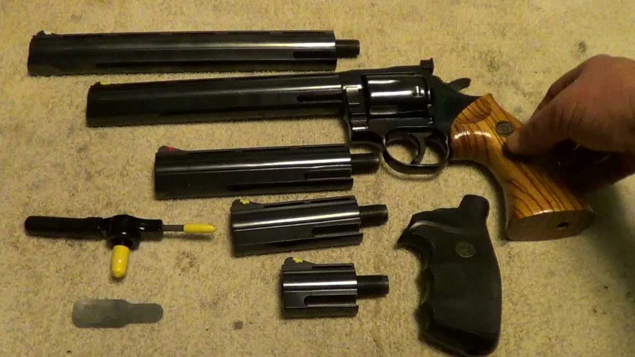 Dan Wesson 357 Revolver 5 Barrel Set Youtube 8607