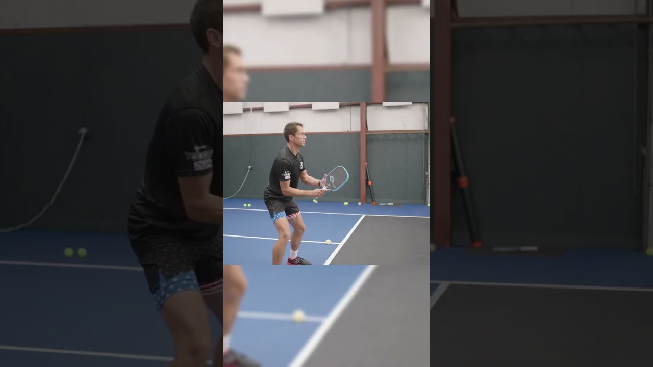 How to practice quick acceleration with your Lobster pickleball machine 🤝⁠ #pickleball #shorts⁠