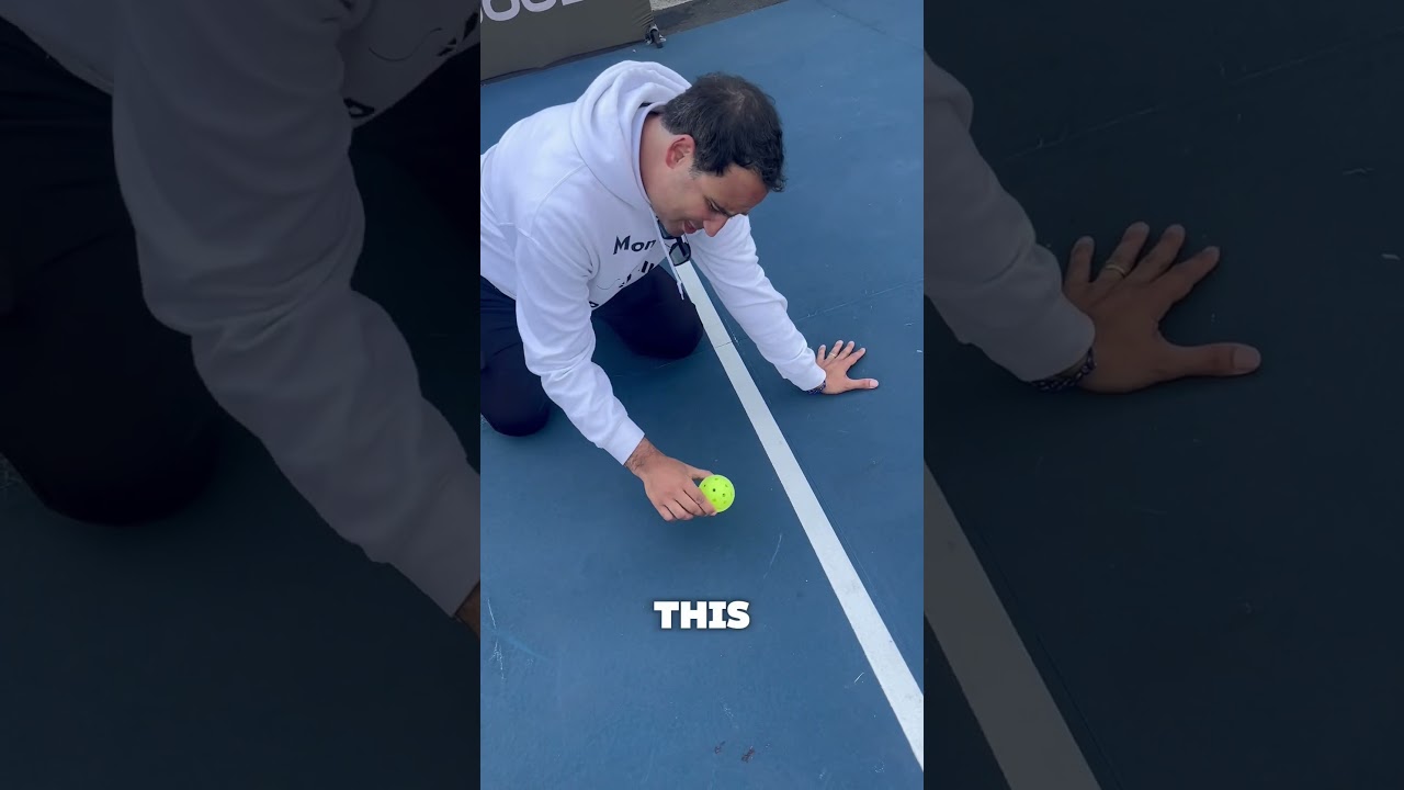 If you have questions about when the ball is IN or OUT, just remember it all depends 😅 #pickleball