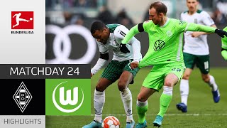 Borussia M’gladbach — VfL Wolfsburg 2-2 | Highlights | Matchday 24 – Bundesliga 2021/22