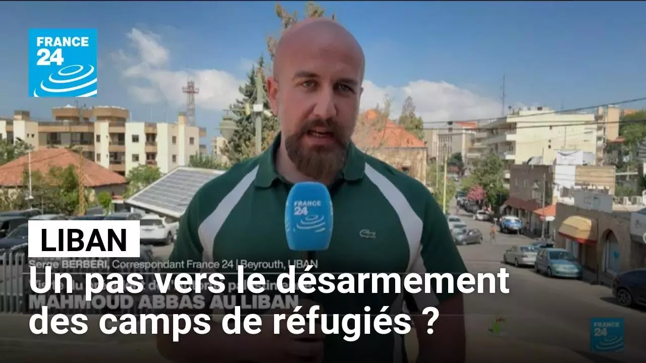Visite du président de l'Autorité palestinienne, Mahmoud Abbas, au Liban • FRANCE 24
