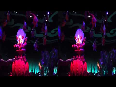 The Little Mermaid 3D - Full Attraction - Side By Side Disney World - Magic Kingdom