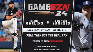 GameSZN LIVE: Miami Marlins @ New York Yankees - Puk vs. Rodon - 04/09
