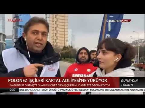 POLONEZ İŞÇİLERİ KARTAL ADLİYESİNE YÜRÜYOR !-17.12.2024