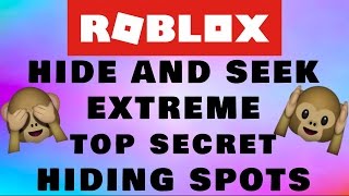 Roblox Hide And Seek Extreme Best Hiding Spot Ever - 