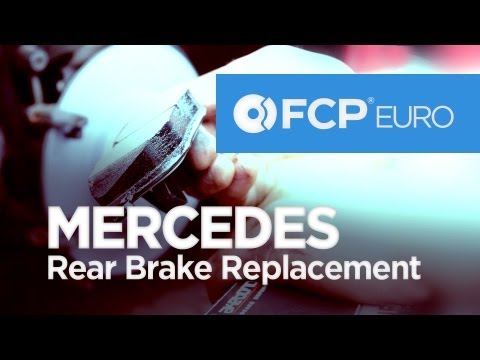 MERCEDES-BENZ C-Class (204) - Rear Brake Pads & Rotor Replacement