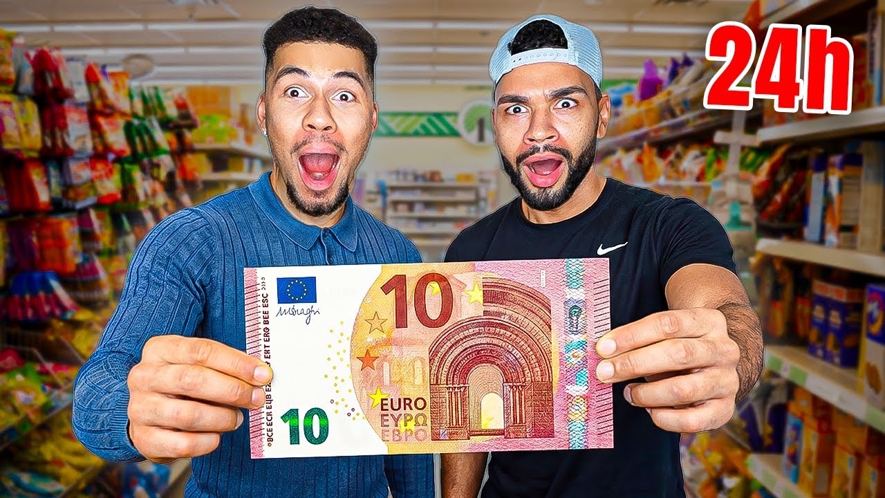 WER ÜBERLEBT BESSER MIT 10€ IN 24 STUNDEN?!