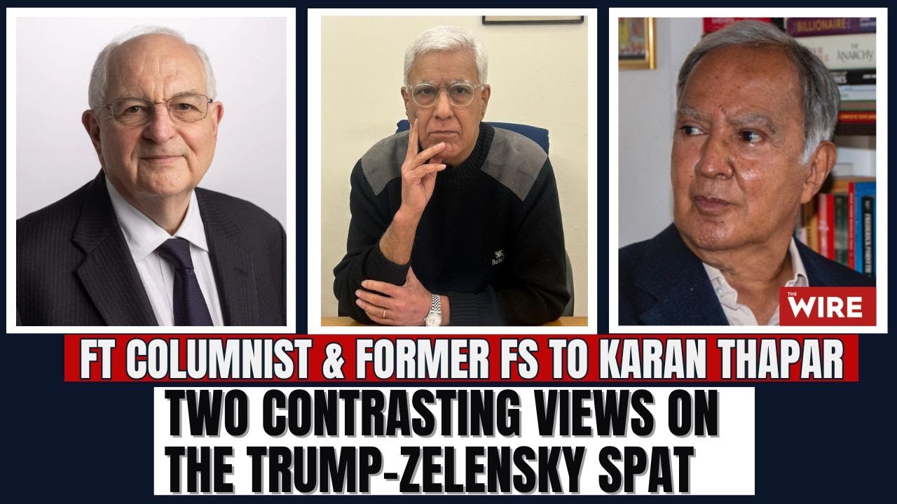 Two Contrasting Views On The Trump-Zelensky Spat