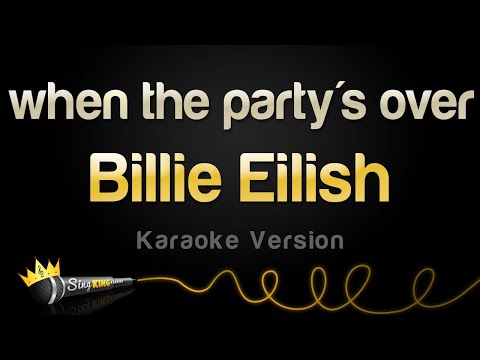 Billie Eilish - when the party's over (Karaoke Version)