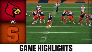Louisville vs. Syracuse Football Highlights (2022)