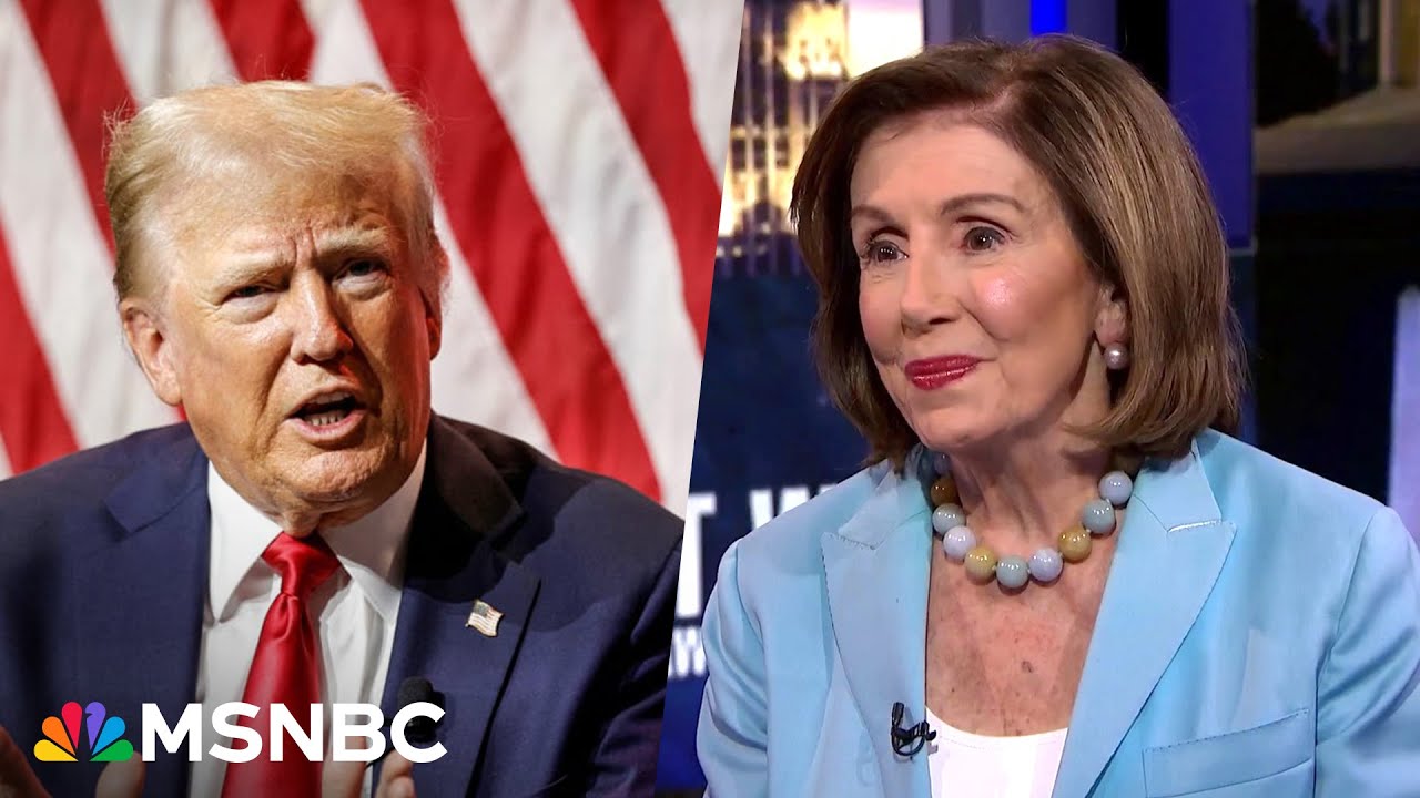 'He's well known for his insanity': Pelosi says Dems no longer 'agonize' over Trump