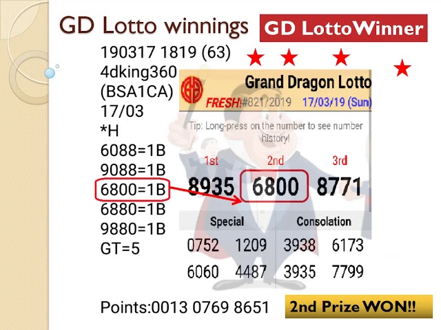 Lotto prediction gd 4D Prediction