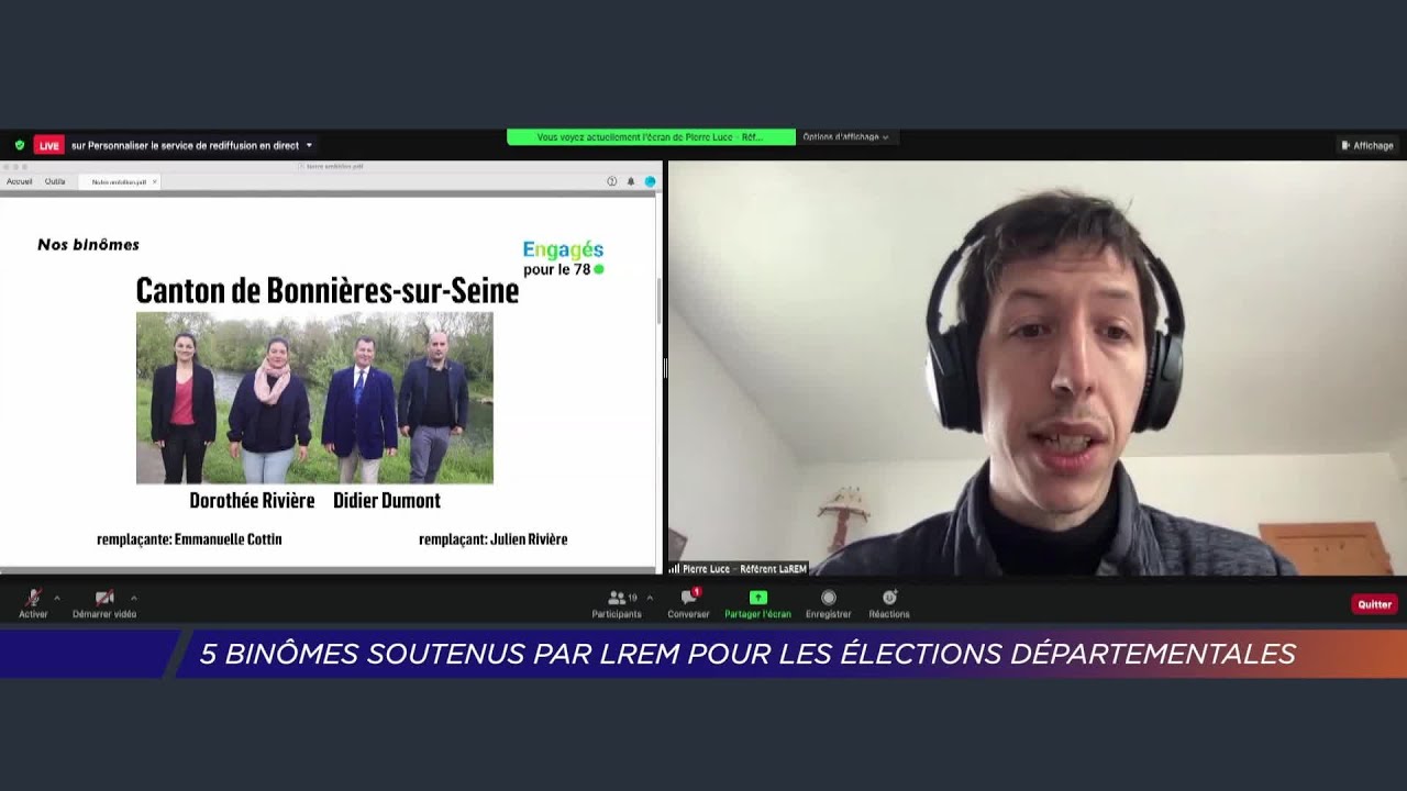 Yvelines | 5 binômes soutenus par LREM pour les élections départementales