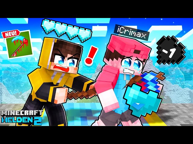 VIER BLAUE HERZEN wegen HEART STEALER ITEM von iCRIMAX! (Minecraft HELDEN 2)