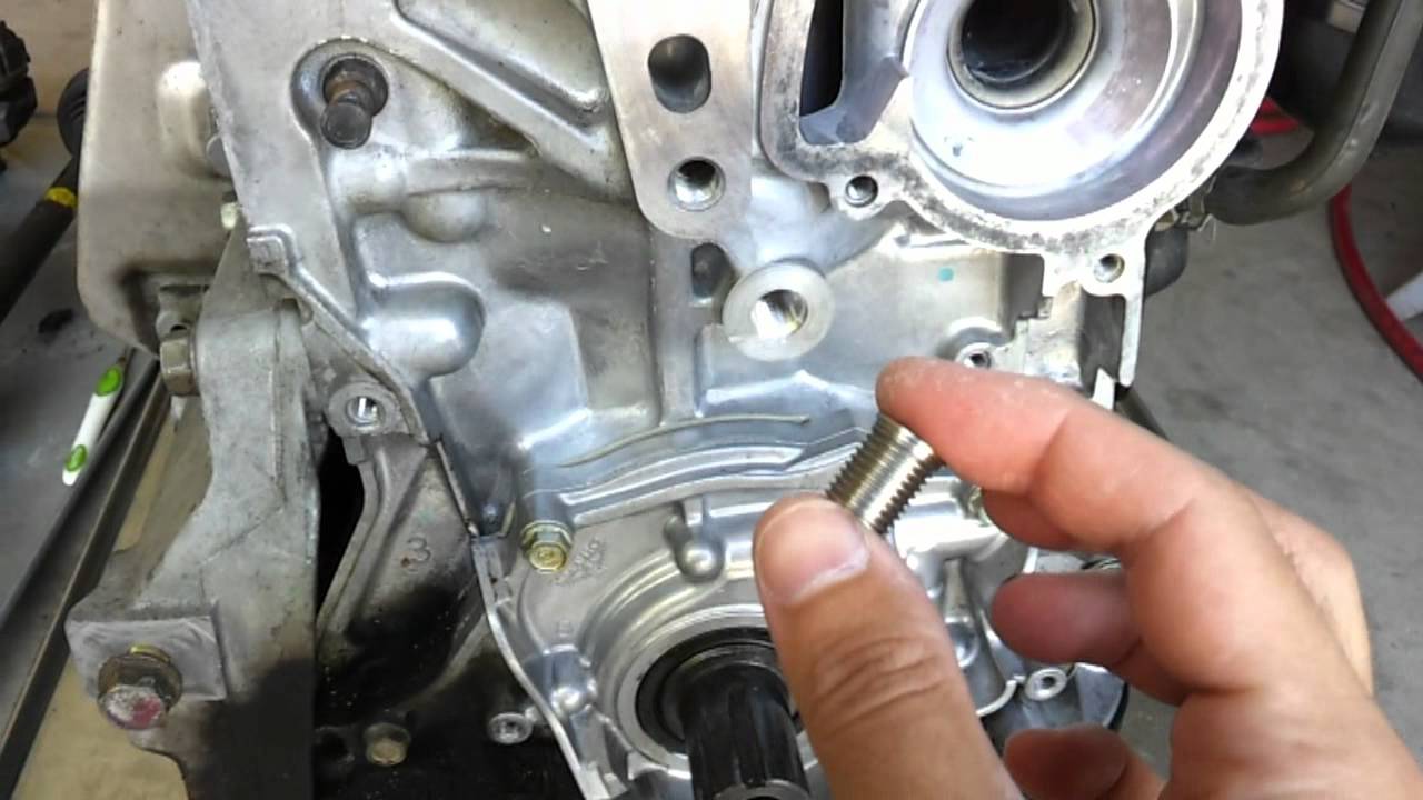 How does a honda civic timing belt tensioner work #6