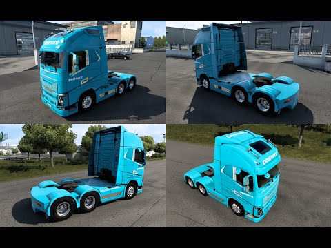 SKIN VOLVO FH 2012 POSTNORD 1.0 1.40 1.46