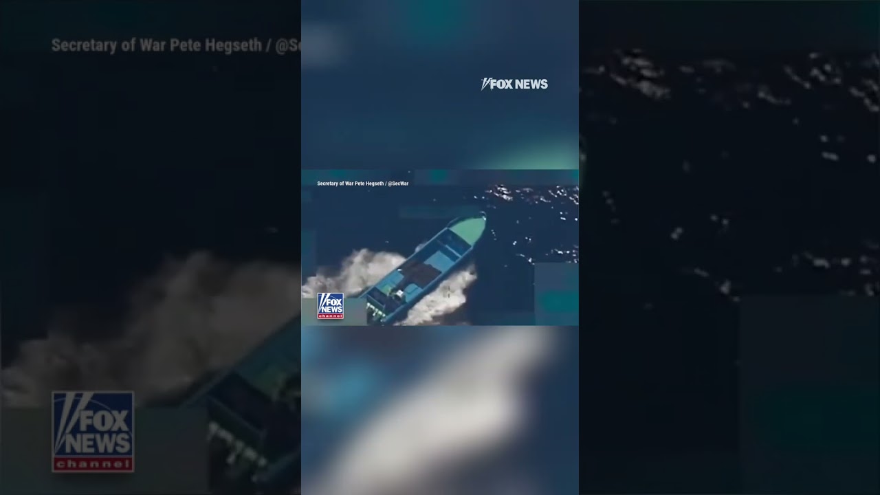 NEW: US launches 'lethal kinetic strike' on a vessel accused of narco-trafficking #military #shorts