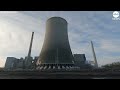 Controlled explosion brings down cooling tower in Germany  - 03:50 min - News - Video