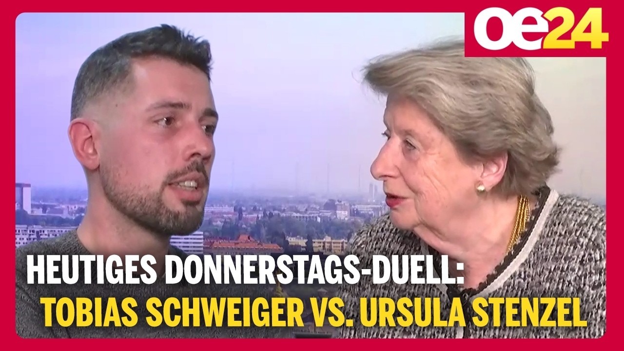 Heutiges Donnerstags-Duell: Tobias Schweiger vs. Ursula Stenzel | Isabelle Daniel