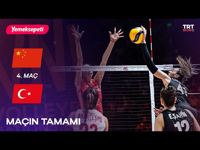 Maçın Tamamı | Çin - Türkiye “2025 Kadınlar VNL” TRT Spor Yıldız x Yemeksepeti