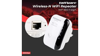 Pratinjau video produk Taffware Wireless-N WiFi Repeater 300Mbps - WL0189