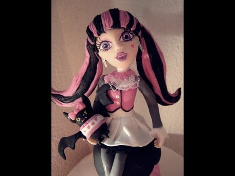 Repita youtube vídeo 2 ° Parte Monster High Draculaura - Biscuit / Porcelana fria por Clau